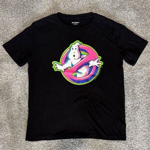 Old Navy Kids Black Ghostbusters Tee